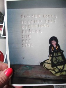 Forthcoming book, Words from Dolls