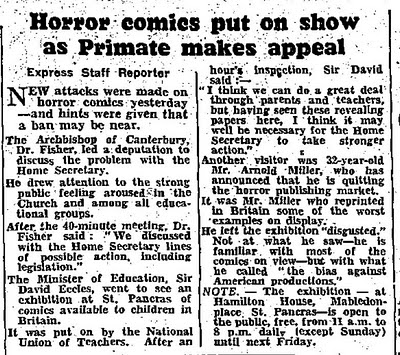 horror comics damn church