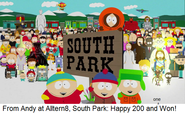 south park happy 200 and won