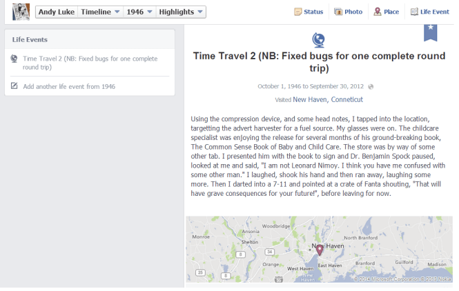 08 Facebook DOB Game - Time Travel