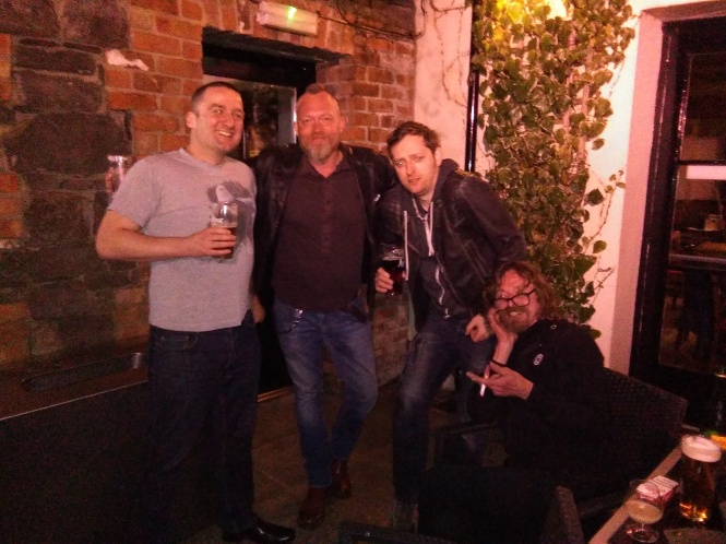 Beer Garden: Andrew Gallagher, Ryan Brown and Glenn Fabry